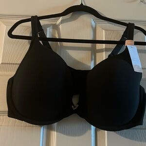 Brand new Cacique Cotton Boost Plunge 42DDD bra in black